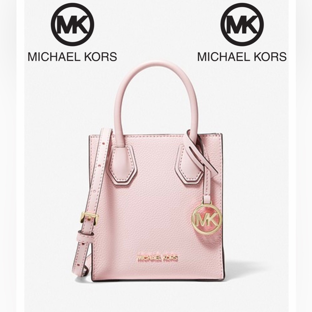 Michael Kors Mercer Extra-Small Pebbled Leather
Crossbody Bag - RETAILS $350